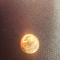 1865 Maximillian (MINI - .5g) Coin