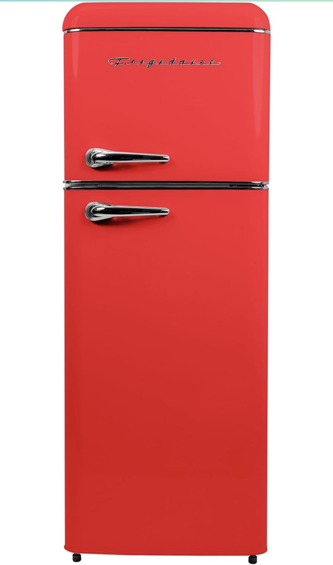 FRIGIDAIRE  2 Door Apartment Size Ret ro Refrigerator with Top Freezer