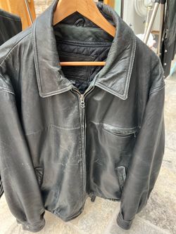 Men’s Leather motorcycle jacket / Liner