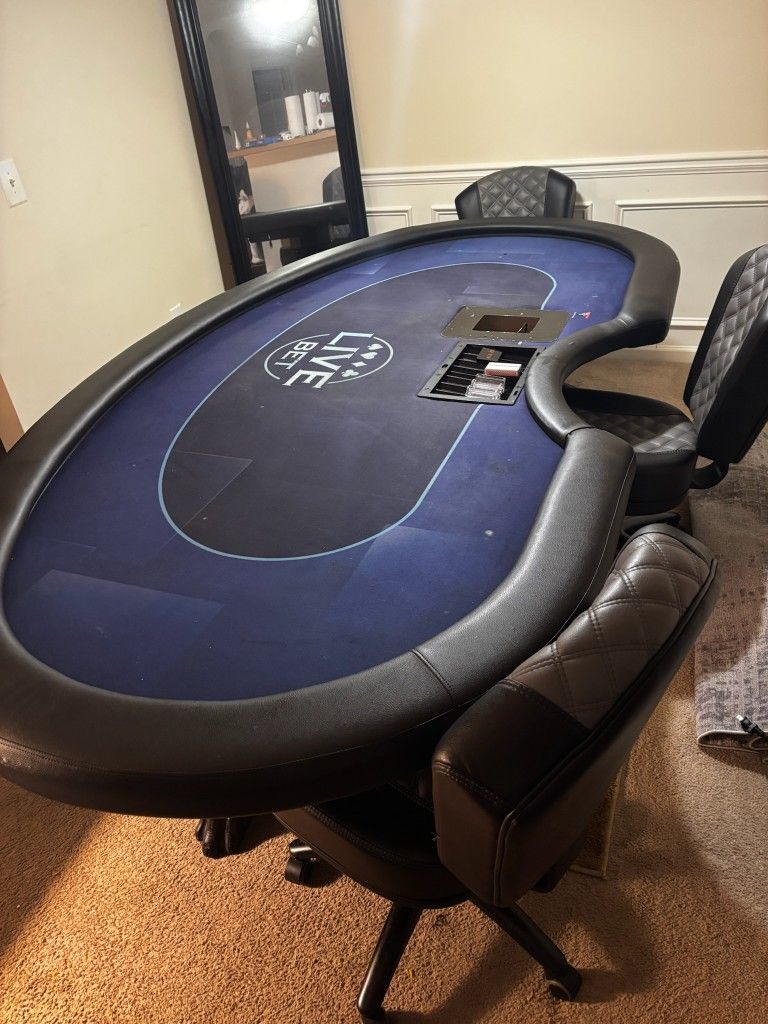 Poker table