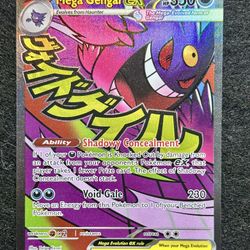 Ascended Heroes Mega Gengar attack Rare Pokemon Card