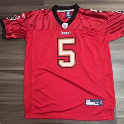 Reebok Josh Freeman #5 Tampa Bay Buccaneers Home Stitched Jersey Men’s 52 2XL