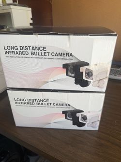 2 piecesLong distance infrared Bullet camera high resolution upgraded Estherproof