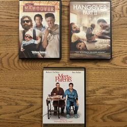 Comedy Movie Lot: Hangover, Hangover II & Meet the Parents