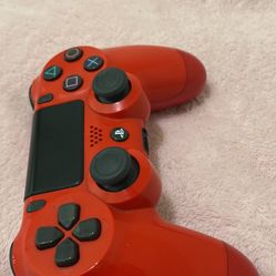 Red  Wireless PlayStation 4  Controller 
