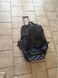 Rolling Multi pocket roller duffle