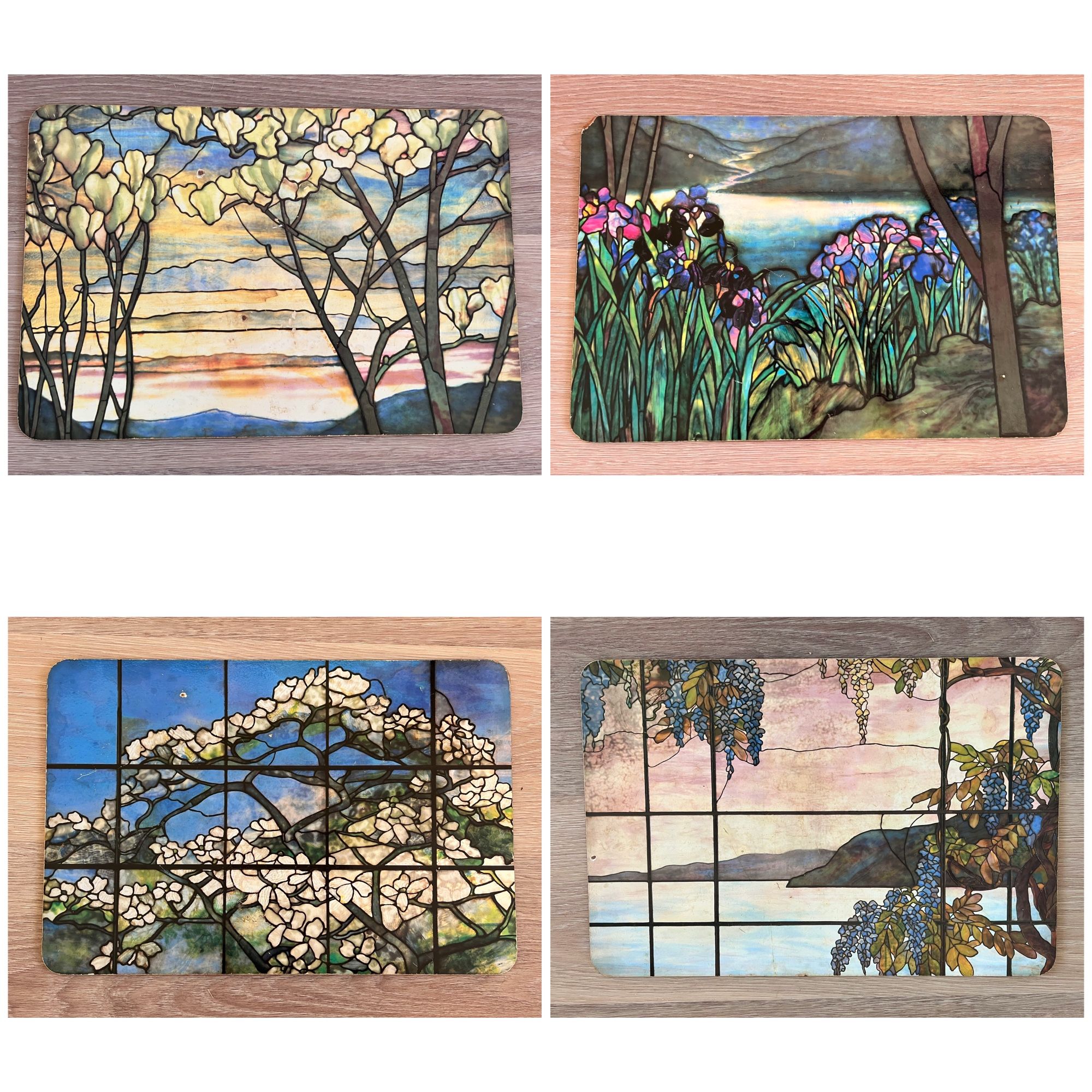 Louis Comfort Tiffany - Stained Glass 4 Magnolias Gift Box