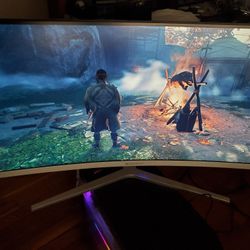 34 Inch Computer Pc Monitor 100hz Ultrawide 3440 X 1440