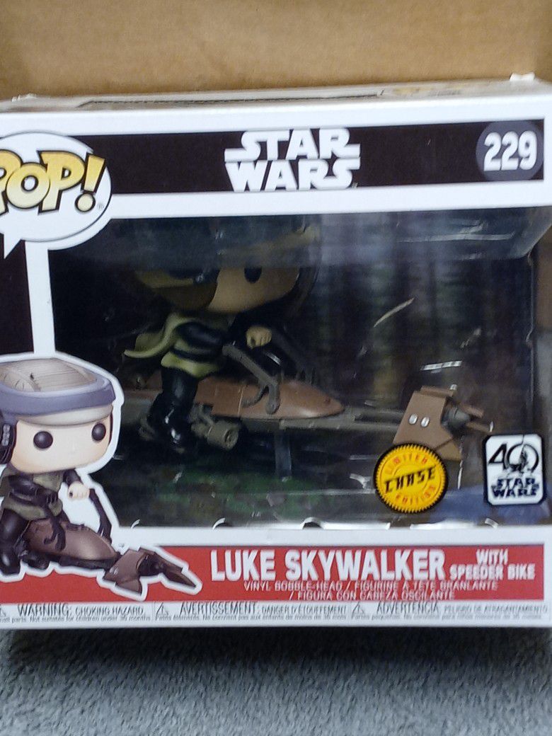 Luke Skywalker Star Wars Funko Pop Limited Chase Edition #22 9