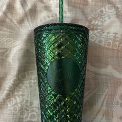 Green Starbucks Bling Cup 