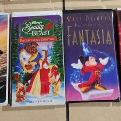 DISNEY VHS & SING ALONG MUSIC tapes