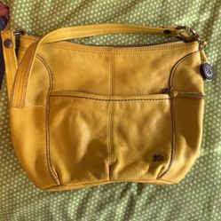 "the Sak" Yellow Leather Purse 