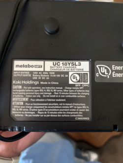 Metabo charger