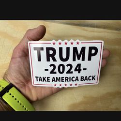 Donald Trump 2024 President Of United States Sticker Decal