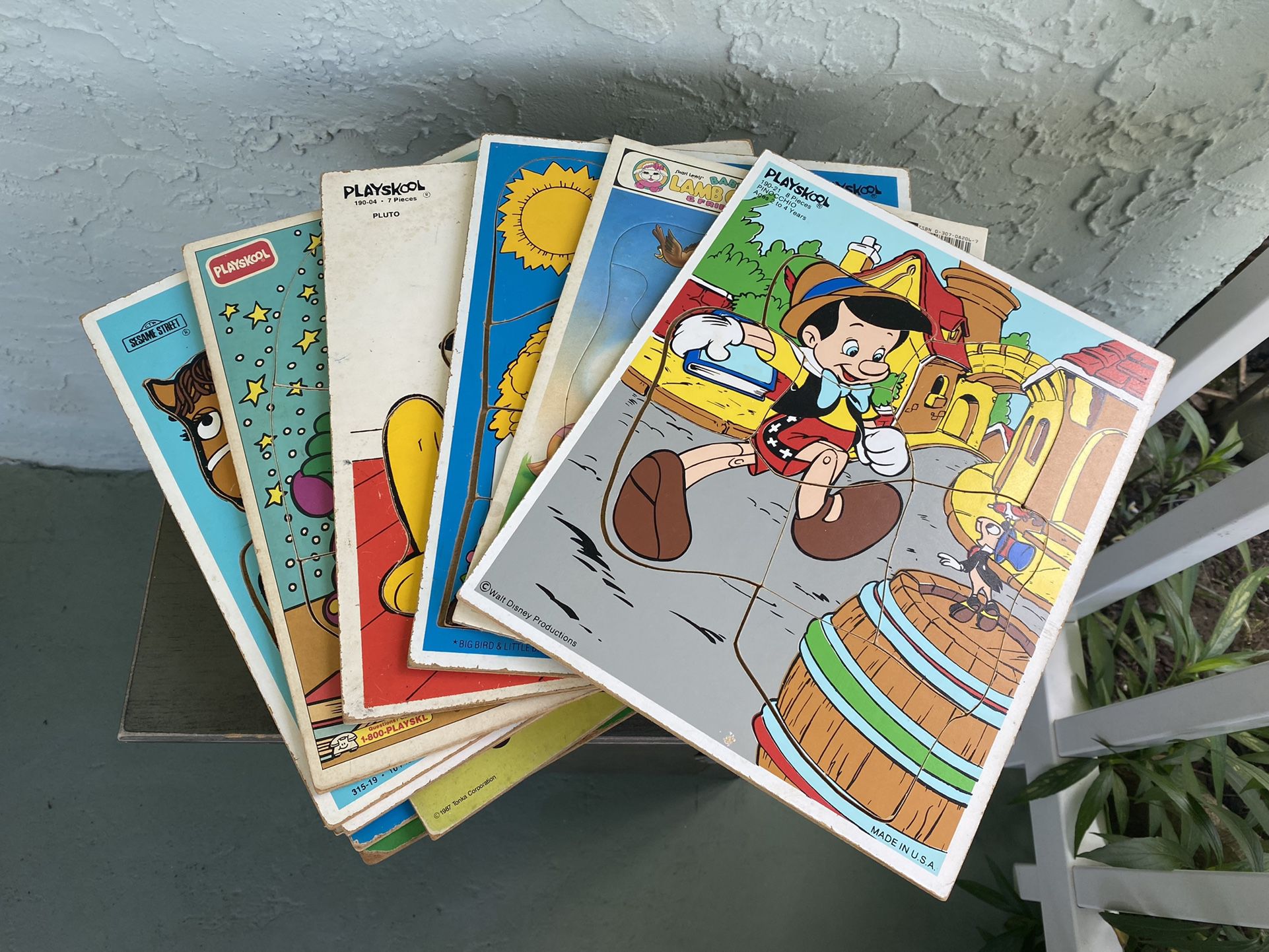 PLAYSKOOL Vintage Classic-Cartoons Children Puzzles (Ages: 2-5)