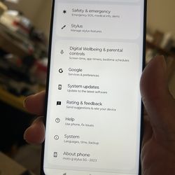 Lightly used Metro by T-Mobile moto g stylus 5g 2023 128gb for 120