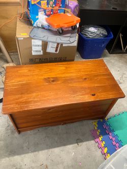 Wooden chest