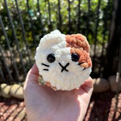 Small Version Brown Spotted Loaf Cat 🐈 Handmade Crochet $15
