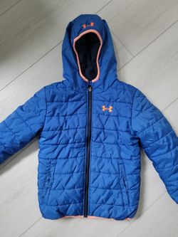 Under Armour Fluffy Hooded Fleece-lined Jacket - Boy's Size 7