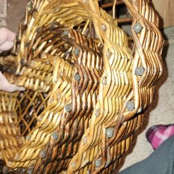 Hand Painted Wicker Home Decor 