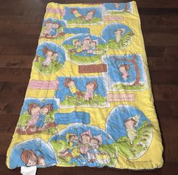 1978 Hallmark Betsey Clark Childs Sleeping Bag Precious Moments Vintage