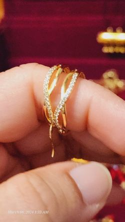 Gold SAPPHIRE Earings