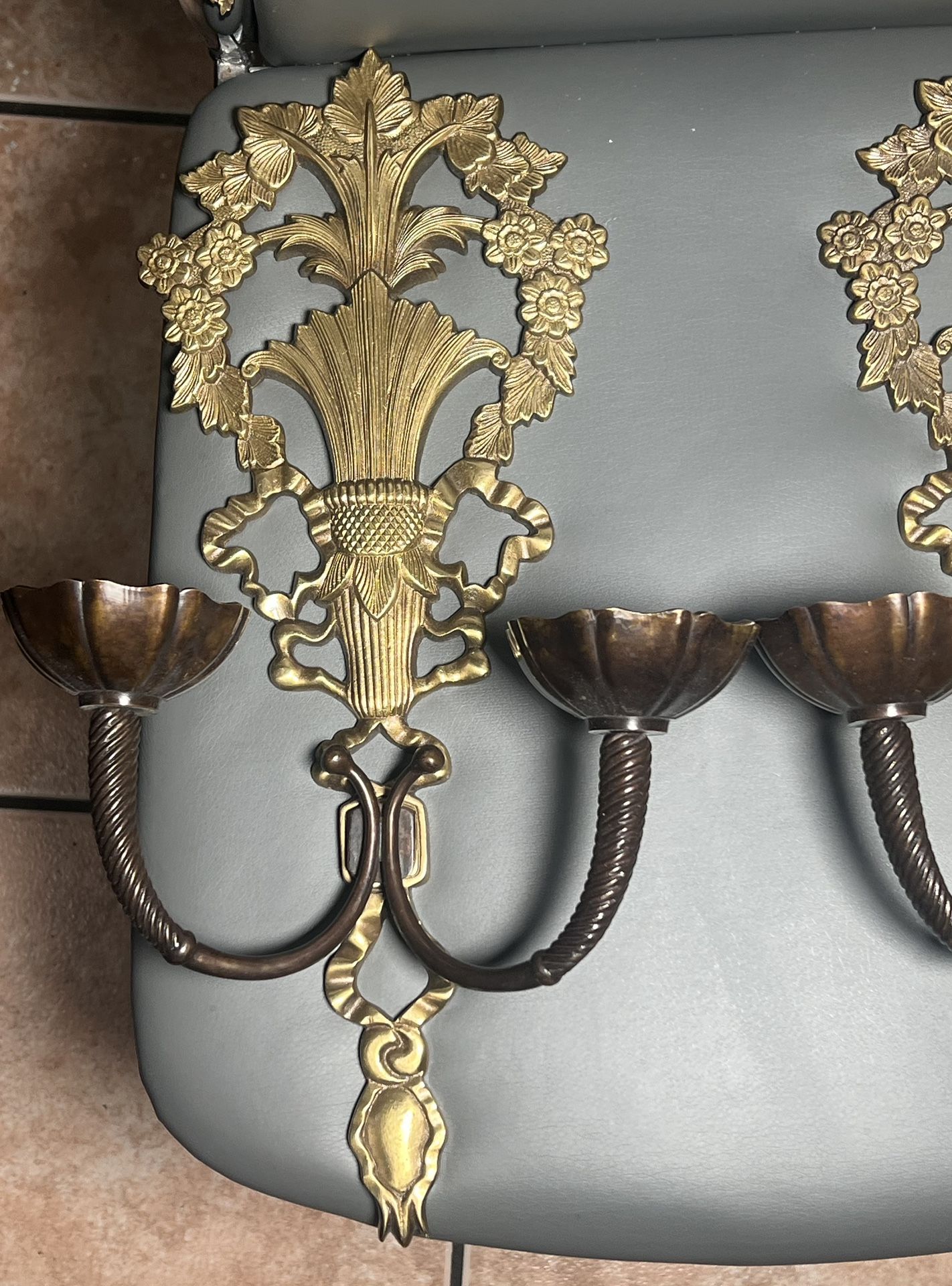 Bellos Candelabros Bronce