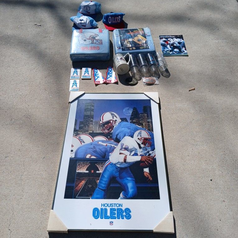 Houston OILERS Memorabilia