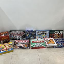 Used Board Game Lot 