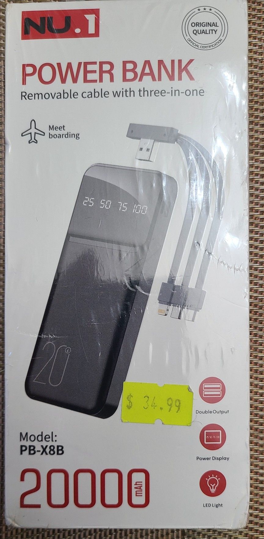 Power Bank 20,000 mAh