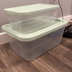 set of 2 storage containers
