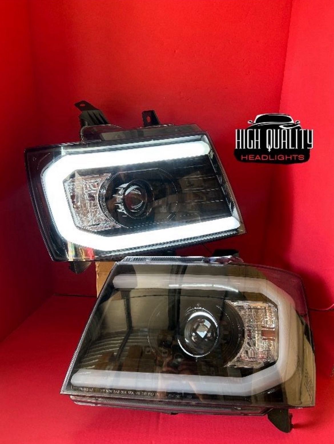 Chevy Tahoe 2007. 2014 headlights.