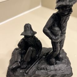 1975 Roku JGK Specialty Figure Charcoal Collectible Original Oldtimers Hillbilly Copyrighted