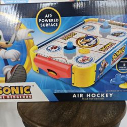 Brand new in the box Sonic the hedgehog air hockey game kids toy
