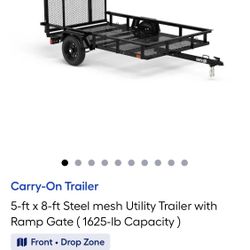 5X8 Trailer Like New