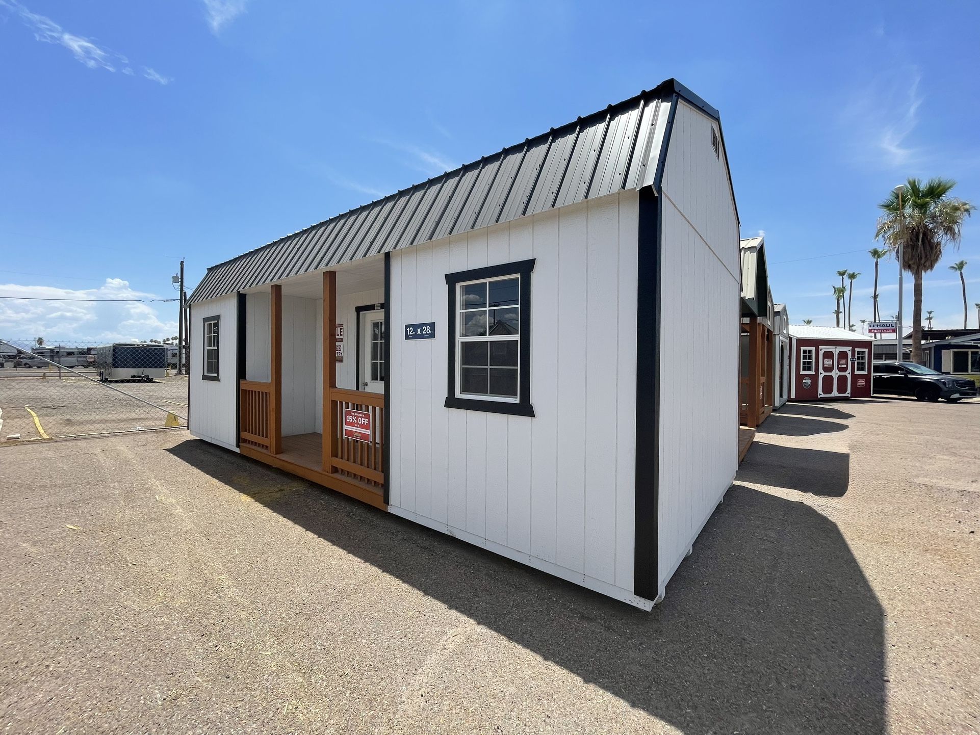Now 15% Off! 12x28 Center Porch 