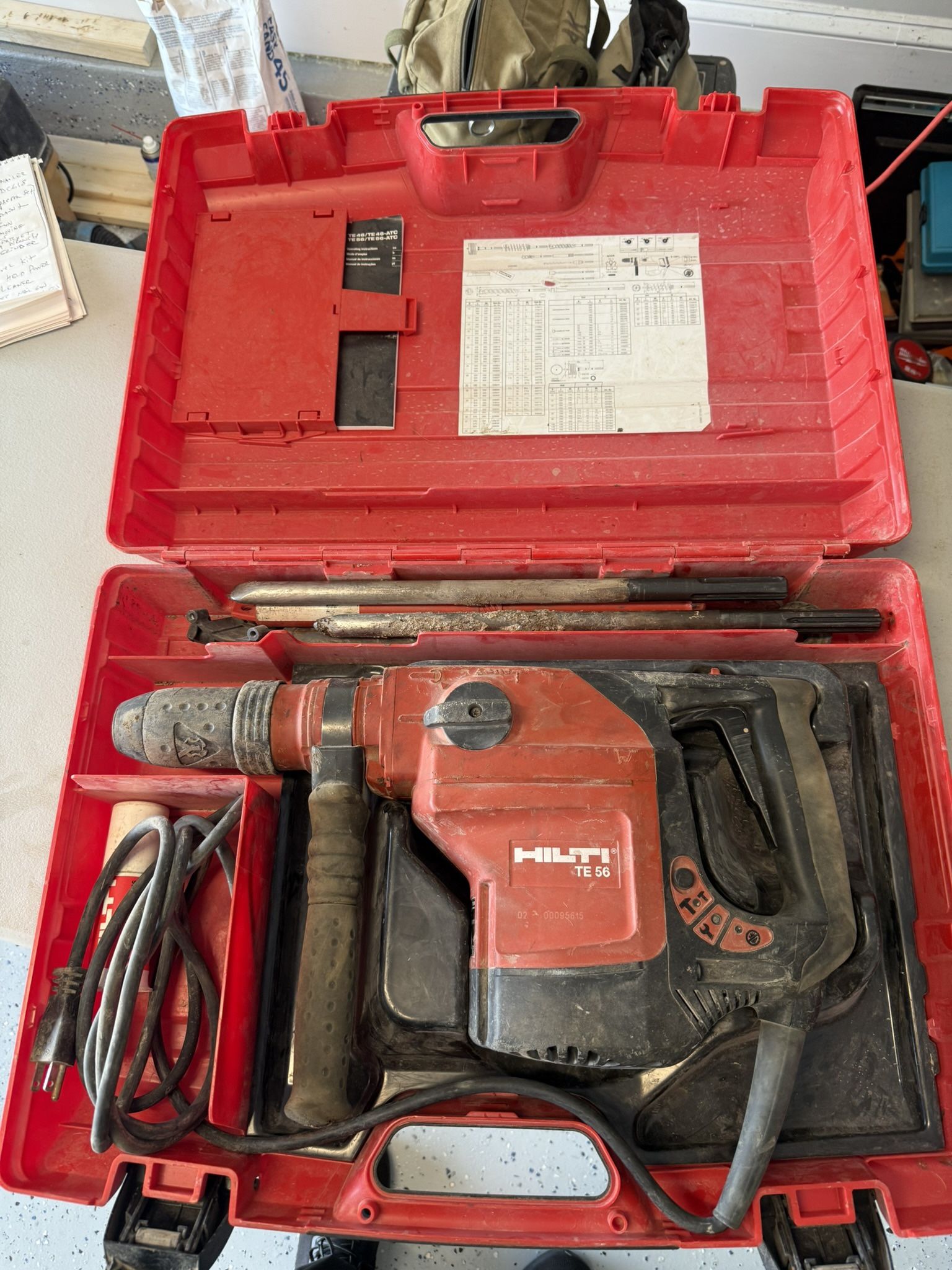 Hilti Demolition Power Hammer Drill Chippy Hammer