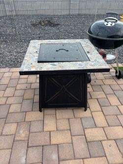 Outdoor propane fire pit!