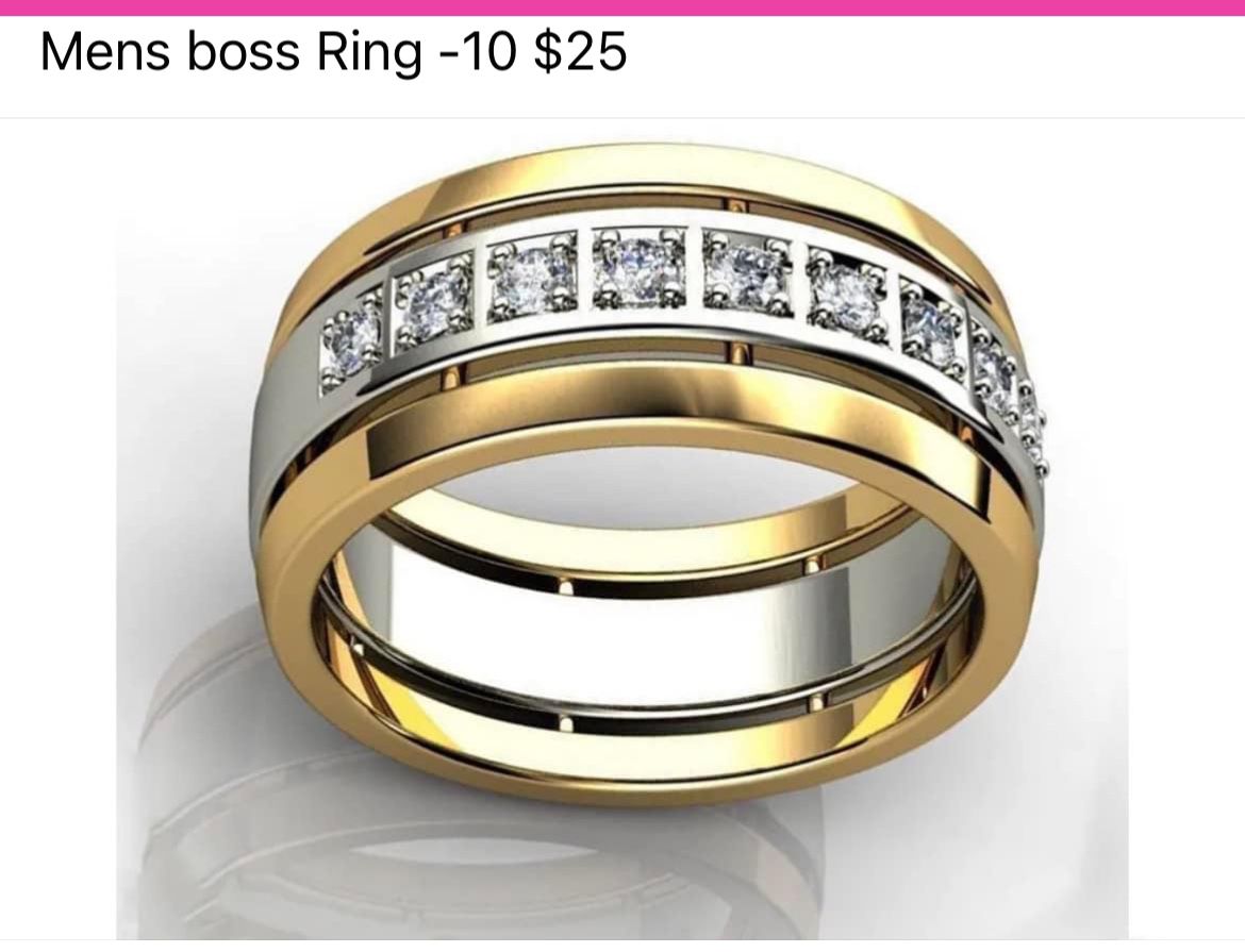 Men’s Rings For Sale $20 Each Size 10 