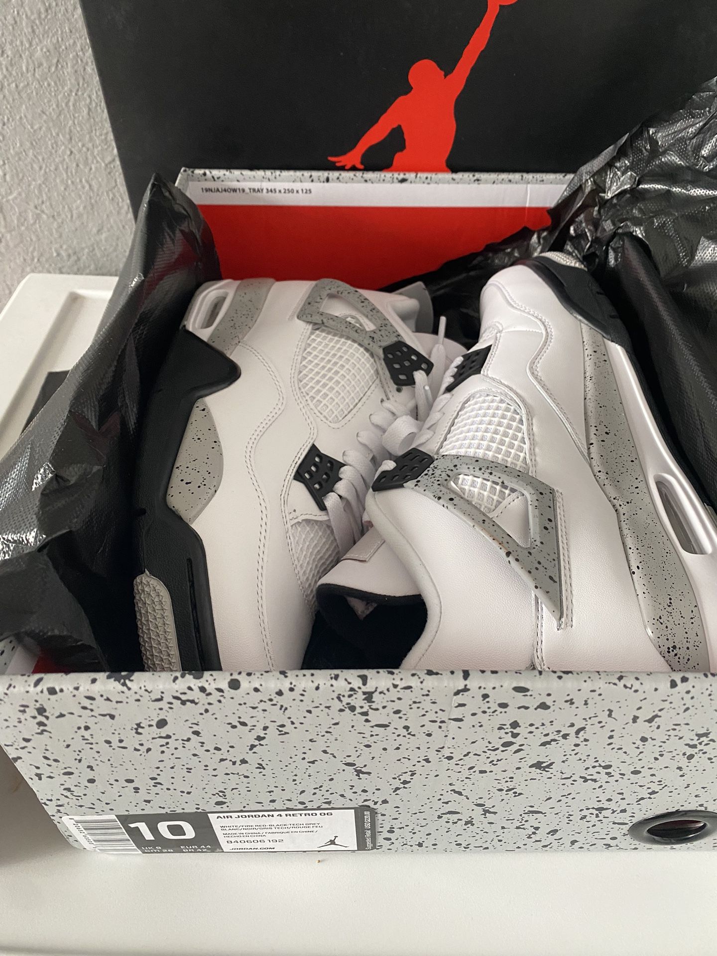 jordan 4 white cement for sale