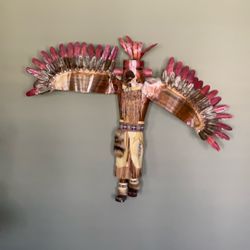 Copper Kachina Sculpture 