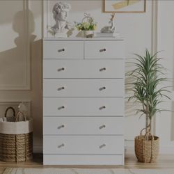 7 Drawer Wood Dresser