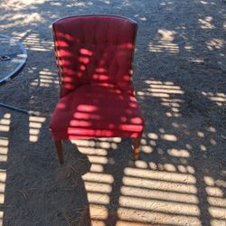 Refurbished Red Country Chair