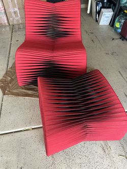 Seat Belt Rocking Chair Red By Phillips Collection 