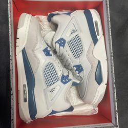Air Jordan 4 Retro (GS) Military Blue 