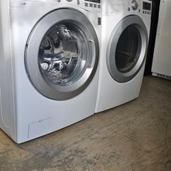 Washer And Dryer Electric Ultra Capacity Work Great Have Warranty Available 