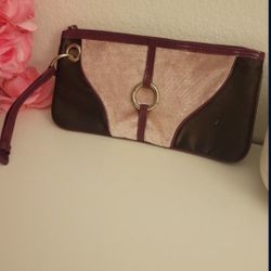 Suade wristlet Bag