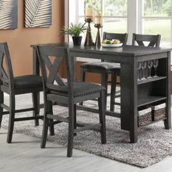 Counter Height Dining Table Set 