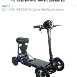 Comfy-Go MS 3000 Brand New Never Used. Retail  $1000