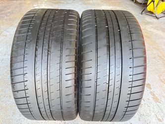 Two Tires 275/30/20 Michelin Pilot Sport 3 ZP Runflats with 70-75% Left BMW Mercedes used